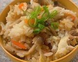 きのこたっぷり炊き込みご飯作り方4写真