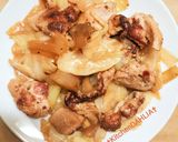 【鶏もも🐓】爽やか蒸し焼き🥬キャベツ消費🍋レモン作り方5写真