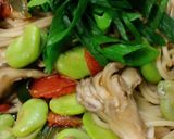 ◆和風そら豆パスタ◆作り方3写真