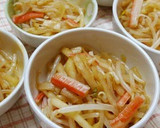 大根もやしカニカマで低価格☆中華サラダ作り方5写真