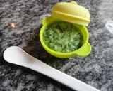 離乳食★ブロッコリーと青菜★ミルクパン♪作り方4写真