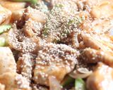 鶏むねとアスパラのバーベキューソース炒め作り方10写真