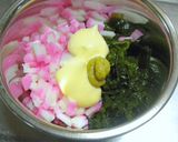 ミネラル補給♡わかめのサンド作り方4写真