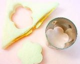 ✿お花サンド✿簡単キャラ弁♪作り方1写真