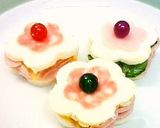 ✿お花サンド✿簡単キャラ弁♪作り方3写真
