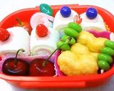 ロールサンドでロールケーキ？！キャラ弁♪作り方9写真