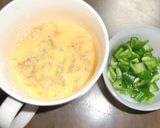 ちりめんじゃことピーマンで卵焼き作り方2写真