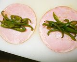 お弁当に☆カレー味ピーマンのハムロール♪作り方2写真