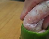 手が汚れない？丸ごと!!ピーマンの肉詰め作り方5写真