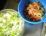 水菜たっぷり♪ 和風カルパッチョサラダ作り方3写真