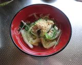 ゴマといしょっに♪　白菜のお吸い物作り方8写真
