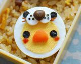 輪切りゆで卵de簡単かぶりものデコ♪作り方4写真