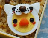 輪切りゆで卵de簡単かぶりものデコ♪作り方5写真