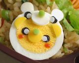 輪切りゆで卵de簡単かぶりものデコ♪作り方7写真