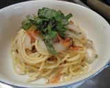 採れたて玉ねぎと桜エビのぱぱっとパスタ作り方6写真