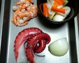 作り置き惣菜＊タコのマリネ＊作り方1写真