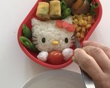 キャラ弁☆リンゴを持ったキティちゃん♪作り方8写真