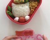 キャラ弁☆リンゴを持ったキティちゃん♪作り方5写真
