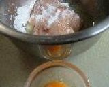 ふわふわ鶏団子と烏賊のオイスターソース炒め作り方5写真