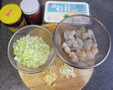 簡単！エビとホタテの☆海鮮・麻婆豆腐☆作り方1写真
