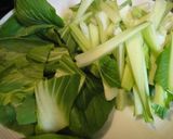 チンゲン菜の★オイスターソース炒め♪作り方1写真