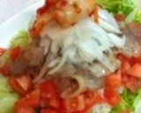 新玉ねぎのサラダ豚丼作り方5写真