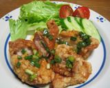 鶏のから揚げ　簡単ねぎソース作り方6写真