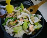 そら豆といかの中華炒め作り方9写真
