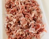 材料３つ！豚こまのさっぱり焼き作り方2写真
