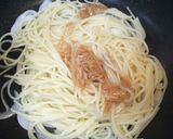 簡単！青ジソなめたけスパゲティ作り方4写真
