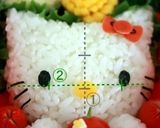 キャラ弁☆リンゴを持ったキティちゃん♪作り方13写真
