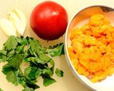 生うにとフレッシュトマトのスパゲッティ作り方1写真