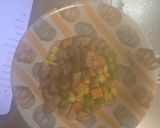 レンジ洋風トマト焼そば味オムライス弁当作り方3写真