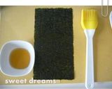 *ごま油*が決めて！簡単　朝ごはんサンド作り方1写真