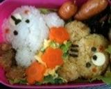 リスさん，しろくまさんキャラ弁！作り方4写真