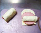 ハムとチーズのRoseパン♥作り方9写真