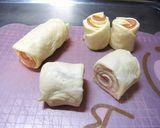 ハムとチーズのRoseパン♥作り方10写真