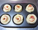 ハムとチーズのRoseパン♥作り方12写真