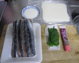 大好物☆サンマの梅しそ春巻き作り方1写真