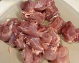 めんつゆで親子丼作り方1写真