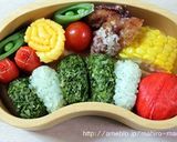 キャラ弁☆はらぺこあおむし♪作り方3写真