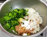 小松菜入り鶏つくね作り方3写真