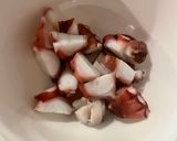 タコともずくの酢の物作り方1写真