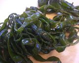 ヘルシー♪茎ワカメ煮作り方1写真