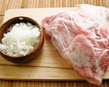 めちゃ旨い❤豚ロースの玉ケチャ炒め作り方1写真