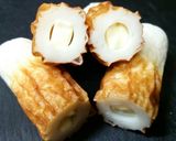 お弁当に♪チーズ入り竹輪の磯部焼き作り方2写真
