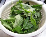 脳活性化！モロヘイヤと豆腐のしそドレ和え作り方1写真