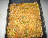 オムそば？というより焼きそば入り卵焼き作り方4写真