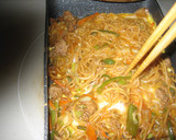 オムそば？というより焼きそば入り卵焼き作り方5写真