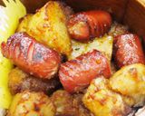 簡単♪玉ねぎとウインナーの焼肉マヨ炒め作り方3写真